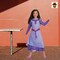 Girls Classic Disney Wish Asha Costume, Light Purple Dress Glitter Sleeves Toddler Outfit